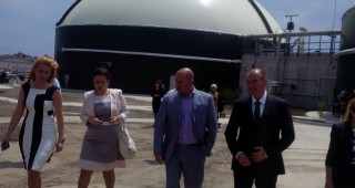 Министър Танева участва в откриването на еко централа за биогаз в Ямбол
