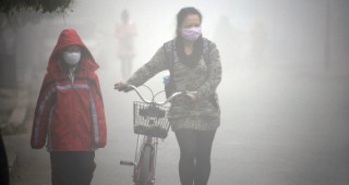 Оранжев код за силно замърсен въздух в Пекин