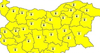 Жълт код за ниски температури в цялата страна