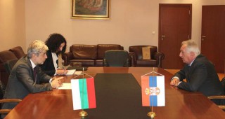 Министър Димов се срещна с посланика на Република Сърбия