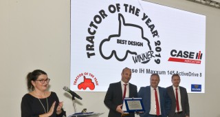 Case IH Maxxum 145 Multicontroller е носител на приза Трактор на годината и наградата за Най-добър дизайн, за 2019г.