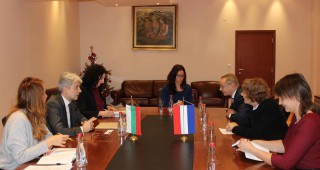 Министър Димов се срещна с посланика на Кралство Нидерландия