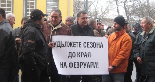 Исканията на протестиращите в Бургас ловци ще бъдат предадени на МЗХ и на НВМС