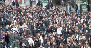 Българите с 600 000 по-малко за десетилетие