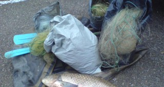 460 метра бракониерски мрежи са иззети от язовир 
