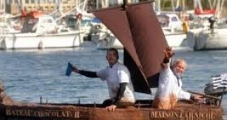 В Западна Франция се проведе състезание с шоколадови лодки
