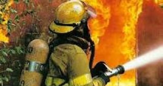 Силистренски огнеборци гасиха пожар в Румъния