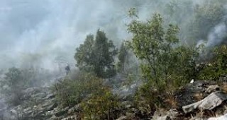 Продължава да се разраства пожарът до хасковското село Брягово