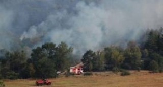 Над 230 горски служители участват в гасенето на пожара в района на село Бабяк
