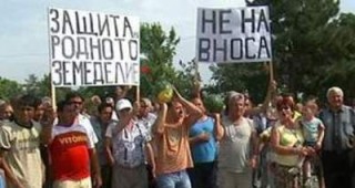 Мирен протест проведоха зеленчукопроизводителите от Петричко