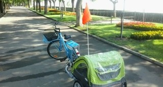 Бургаските велосипеди под наем вече имат и рикши за деца