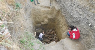 Склад за амфори от V в. пр. Хр. намериха при разкопки в Несебър