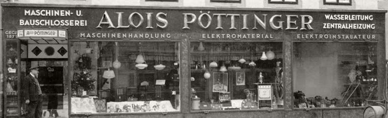Ето как е изглеждала витрината на магазина на Алоис Пьотингер