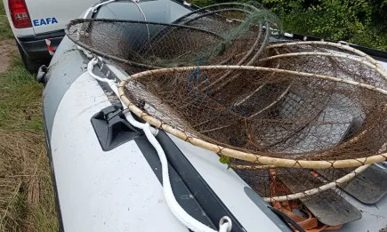 Бракониерски риболовни уреди бяха извадени от река Тунджа