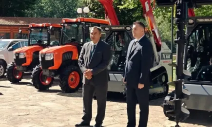 Техника на Кубота ще обслужва горите на Югоизточното държавно предприятие