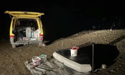 Извършена нощна проверка на район от язовир Огоста