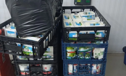 БАБХ и Агенция Митници иззеха над 230 кг млечни продукти без документи на ГКПП Капитан Андреево