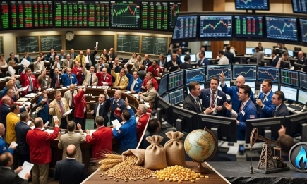 Разнопосочна търговия в Чикаго и ръст на зърнените котировки в Париж