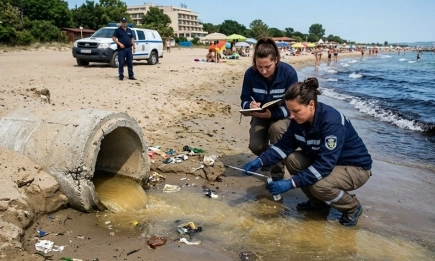 РИОСВ-Бургас установи замърсяване с фекални води на плаж Свети Влас - Централен