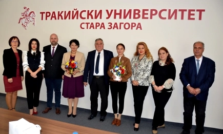 Посланиците на Словения и Монголия посетиха Тракийския университет